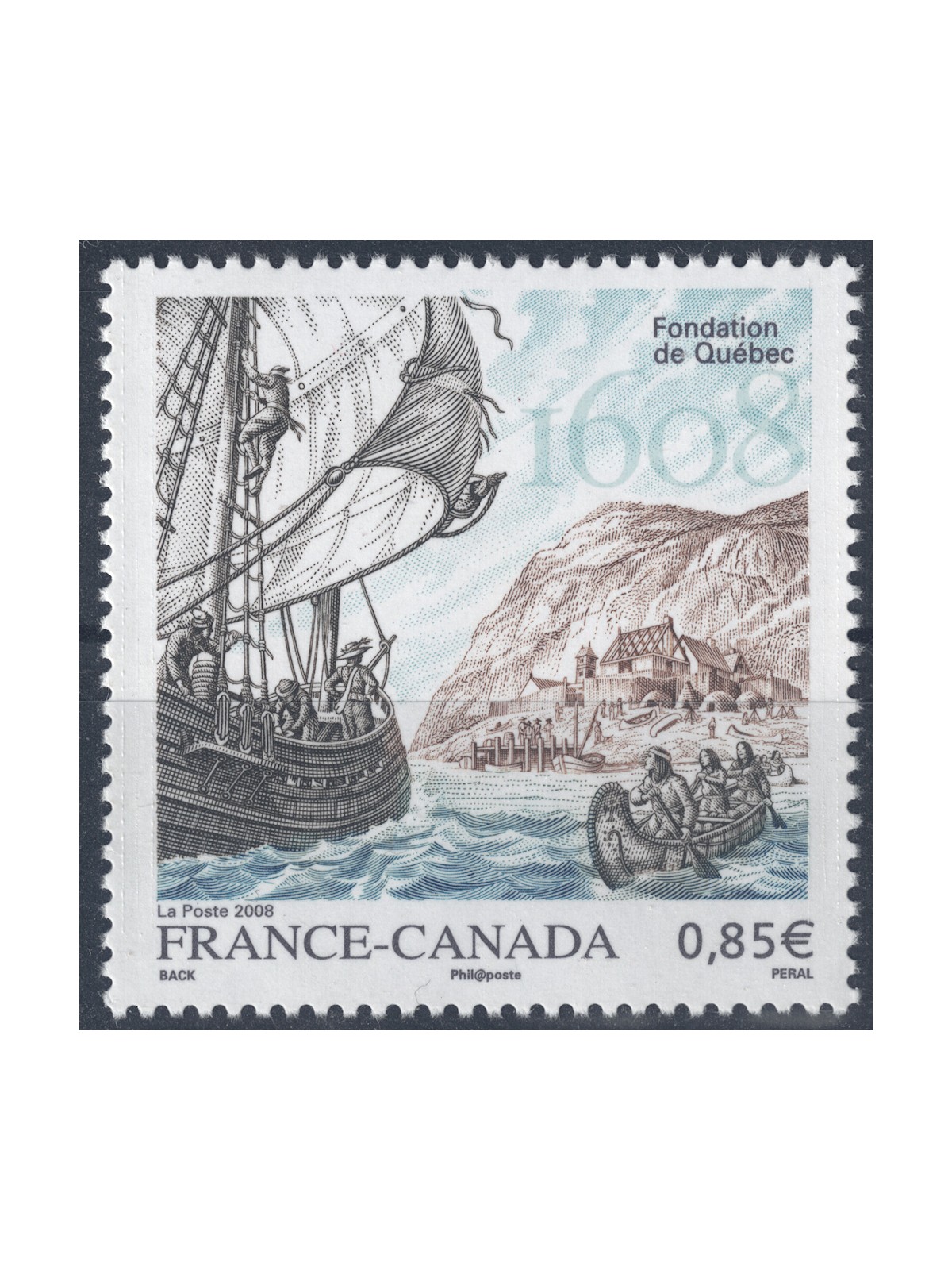 FRANCIA 2008 Città di Quebec MNH**