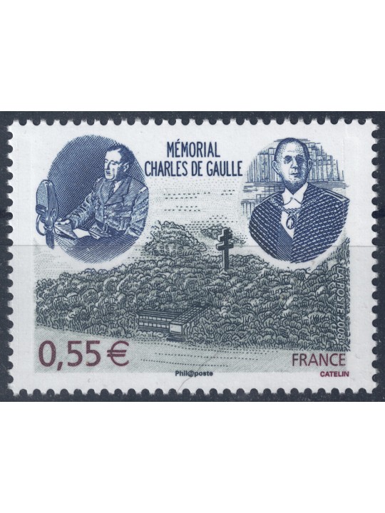 FRANCIA 2008 Charles de Gaulle MNH**