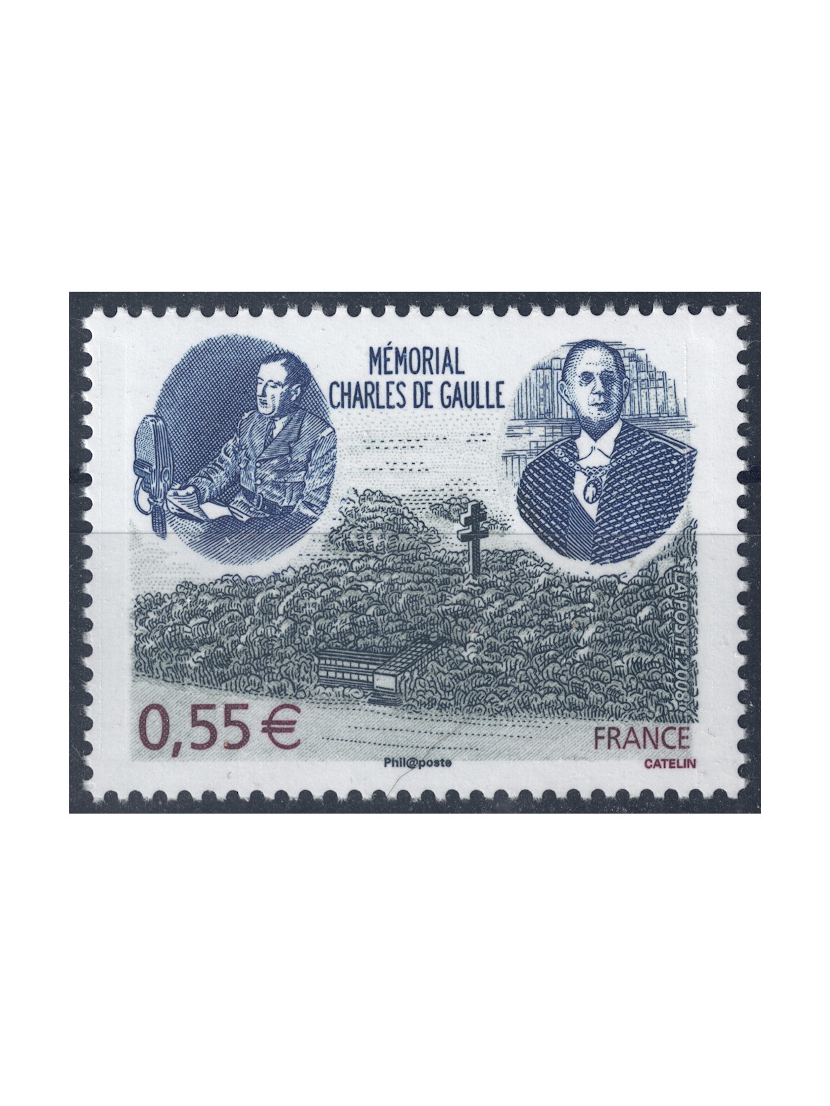 FRANCE 2008 Charles de Gaulle MNH**