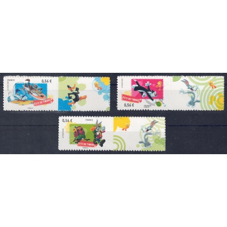 FRANCIA 2009 Giornata del francobollo (da minifoglio) 3v MNH**
