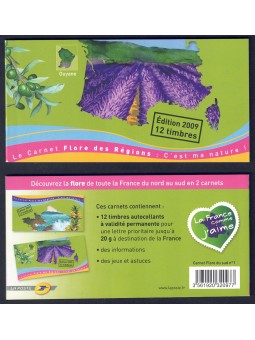 FRANCIA 2009 Flora delle regioni (Il Sud) libretto MNH**
