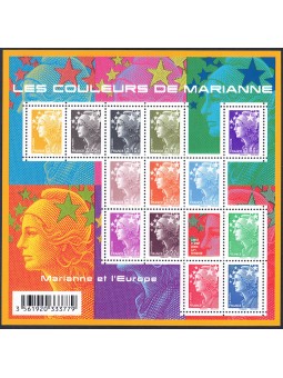 FRANCE 2009 Marianne and Europe s/s MNH**