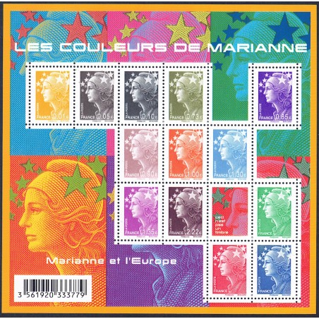 FRANCIA 2009 Marianna e l'Europa BF MNH**