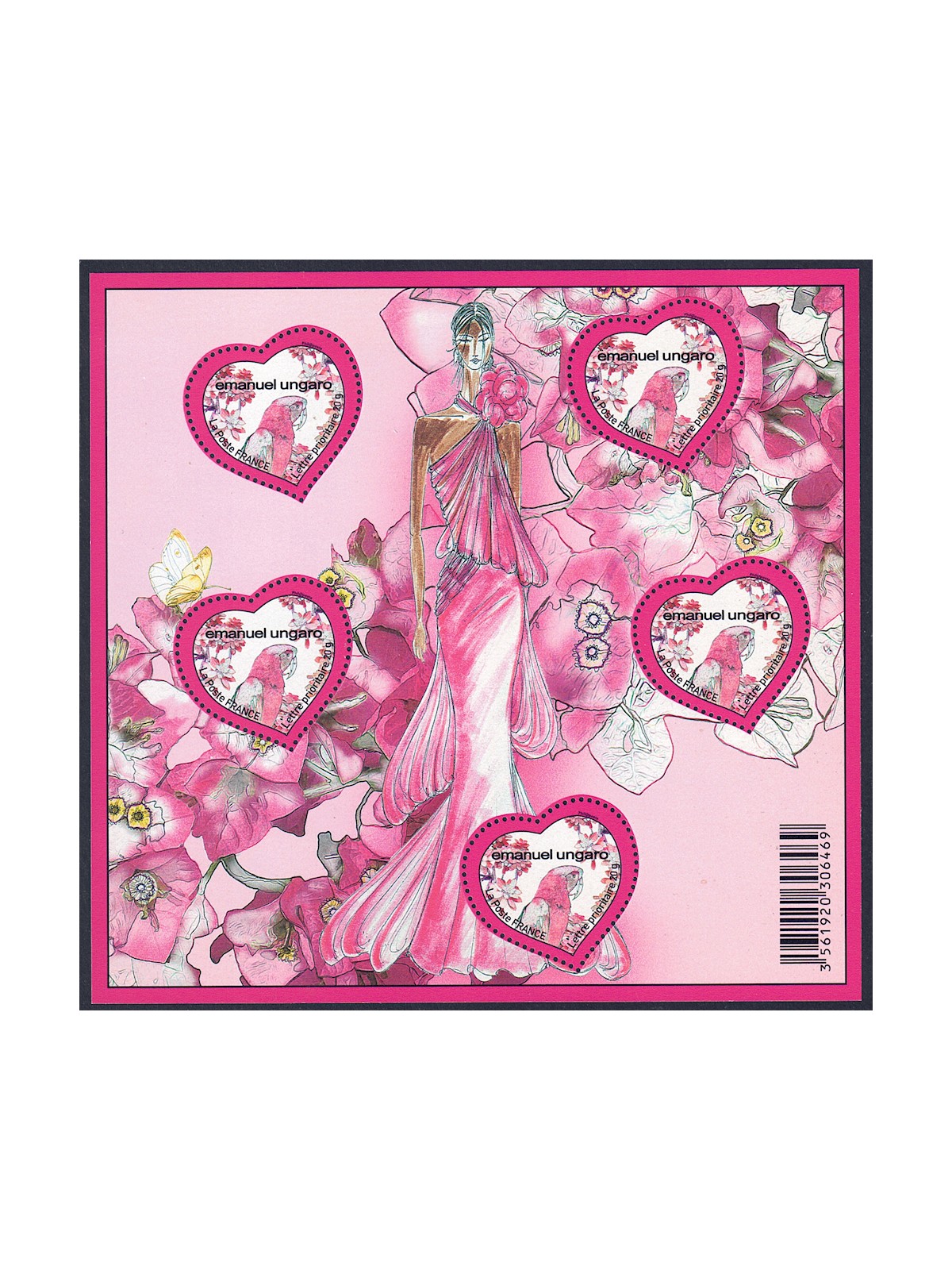 FRANCE 2009 Valentine's Day (Emanuel Ungaro) s/s MNH**
