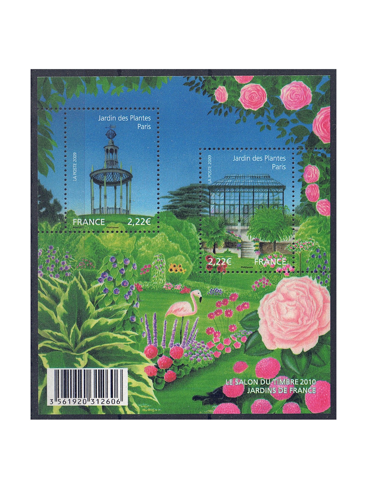 FRANCE 2009 Gardens of France (7th series) s/s MNH**