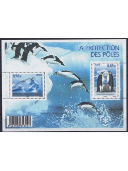 FRANCE 2009 Polar regions s/s MNH**