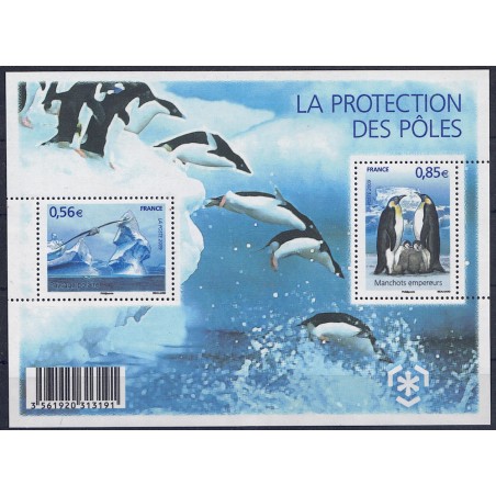 FRANCIA 2009 Zone polari BF MNH**