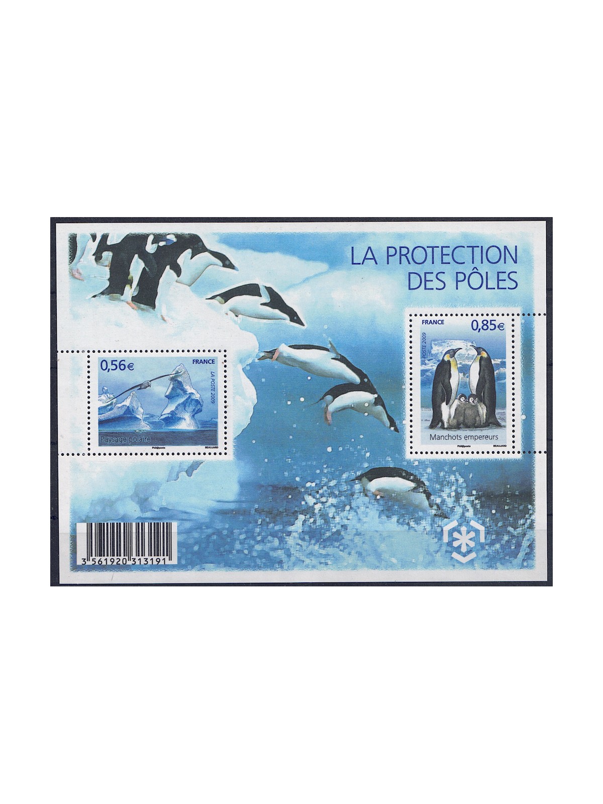 FRANCE 2009 Polar regions s/s MNH**