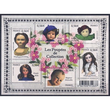 FRANCE 2009 Dolls s/s MNH**