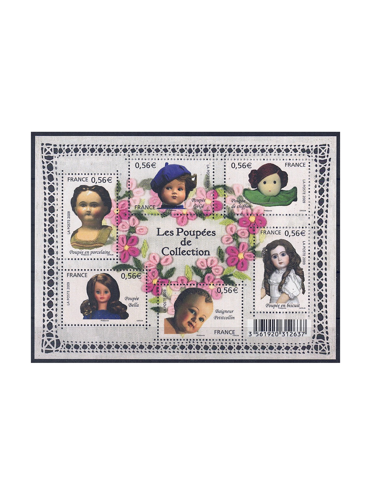 FRANCE 2009 Dolls s/s MNH**