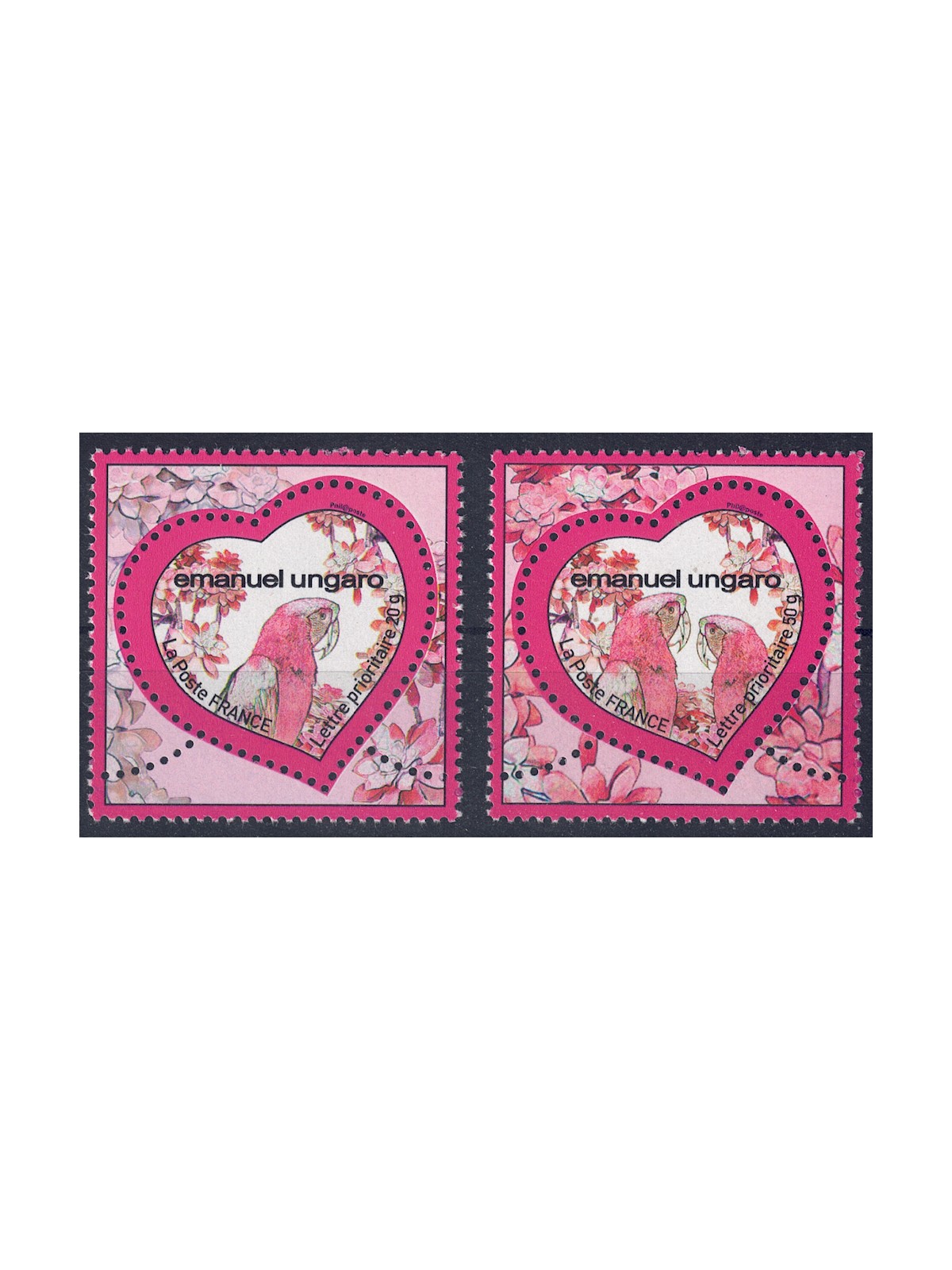 FRANCE 2009 Valentine's Day (Emanuel Ungaro) 2v MNH**