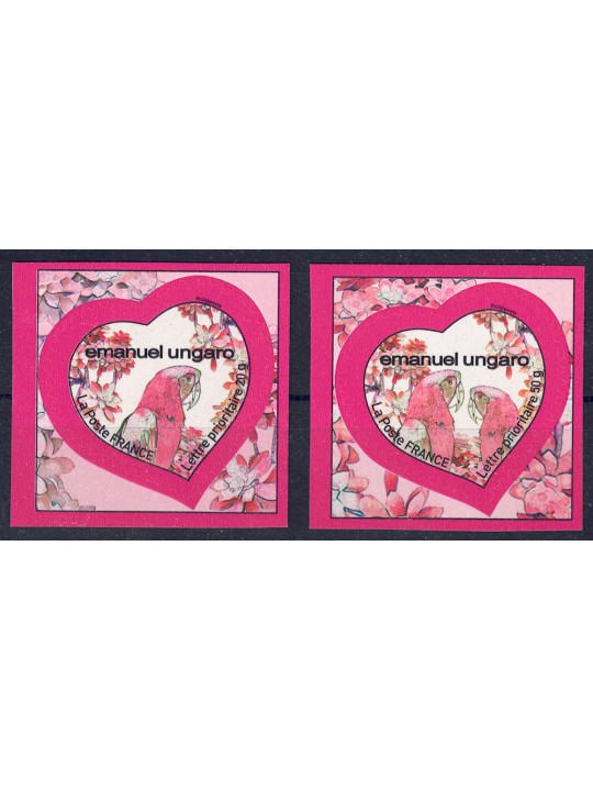 FRANCE 2009 Valentine's Day (Emanuel Ungaro) 2v s-a MNH**