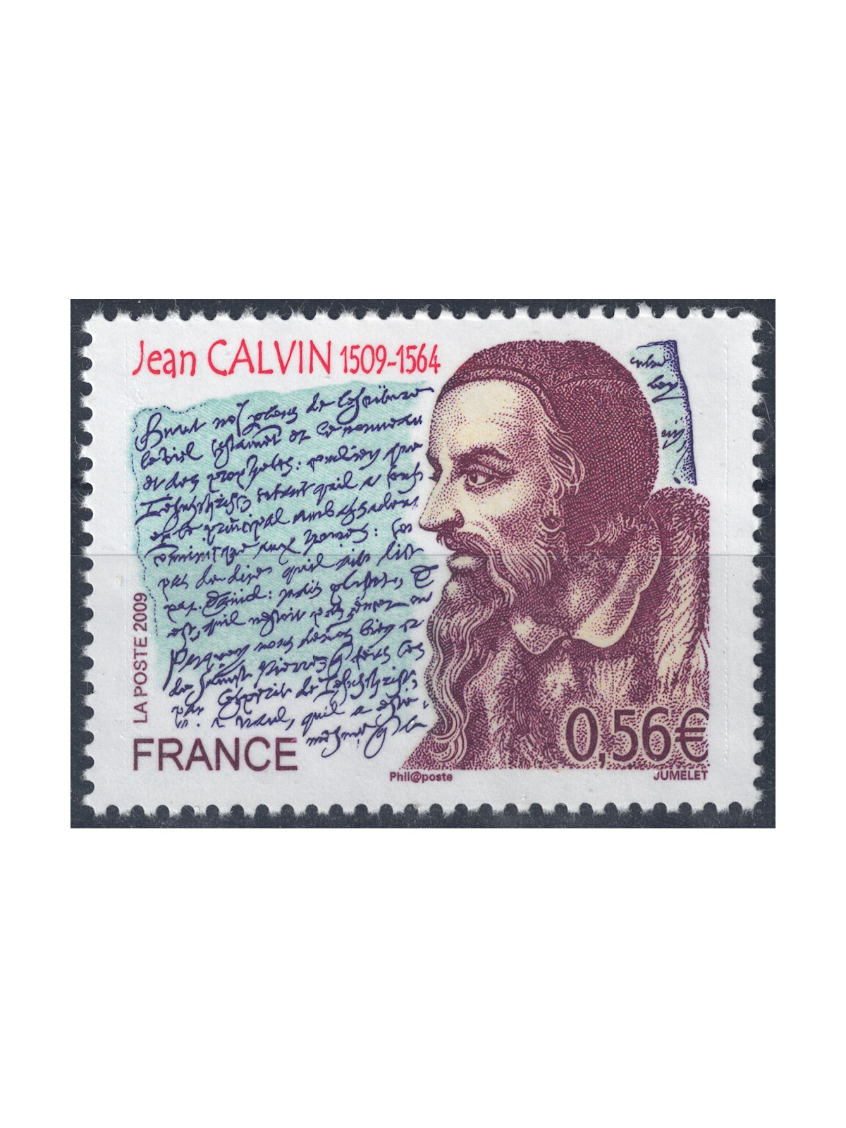 FRANCE 2009 John Calvin MNH**