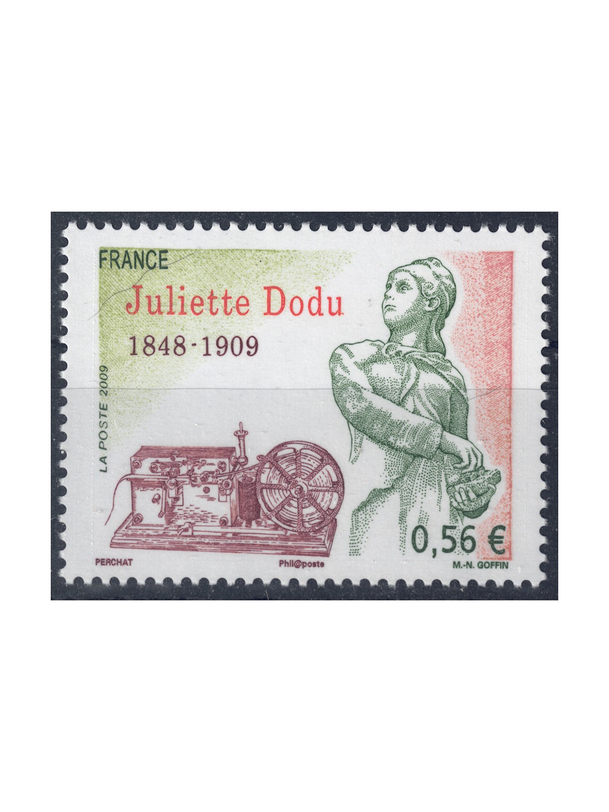 FRANCIA 2009 Juliette Dodu MNH**