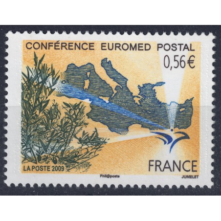 FRANCE 2009 Euromed Postal Conference MNH**
