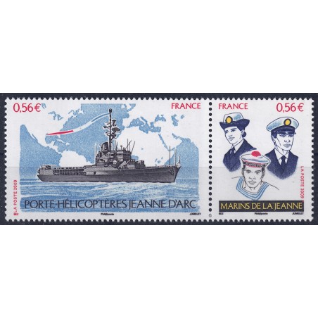 FRANCE 2009 Ship Jeanne d'Arc 2v MNH**