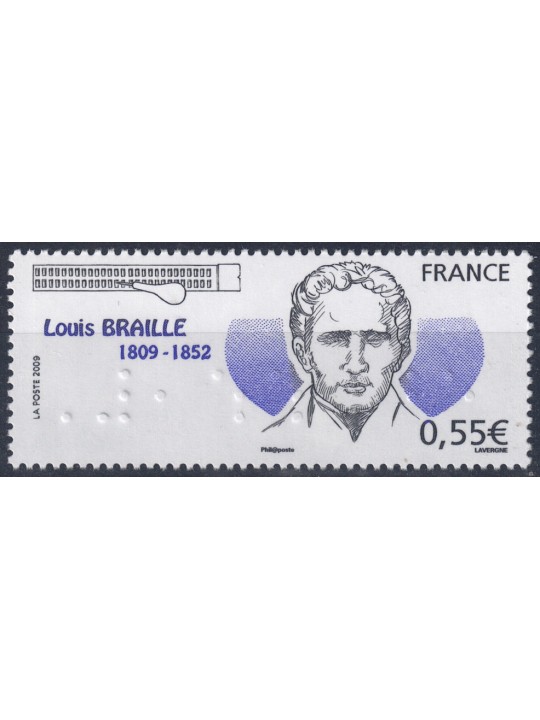 FRANCE 2009 Louis Braille MNH**