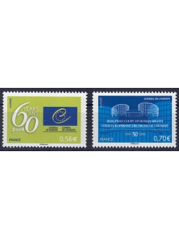 FRANCIA 2009 Servizio (Consiglio d'Europa) 2v MNH**