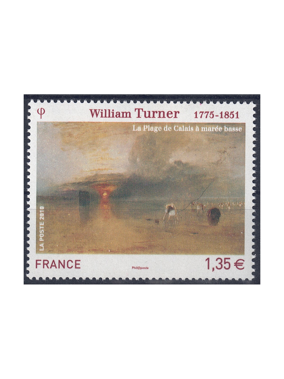 FRANCE 2010 Art (William Turner) MNH**