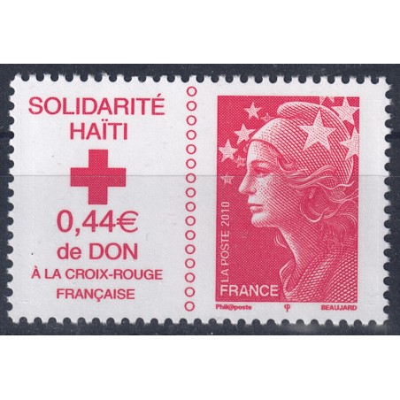 FRANCIA 2010 Solidarietà per Haiti MNH**