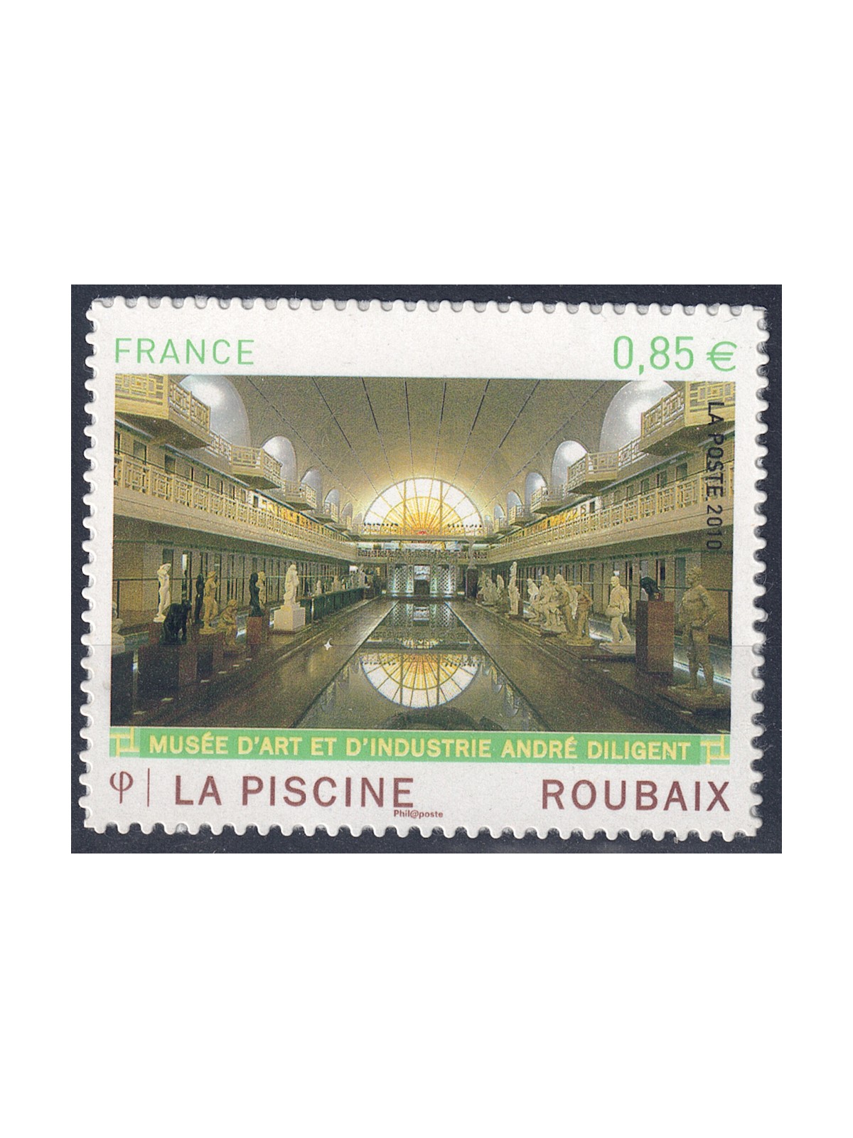 FRANCIA 2010 Arte (Roubaix) adesivo MNH**