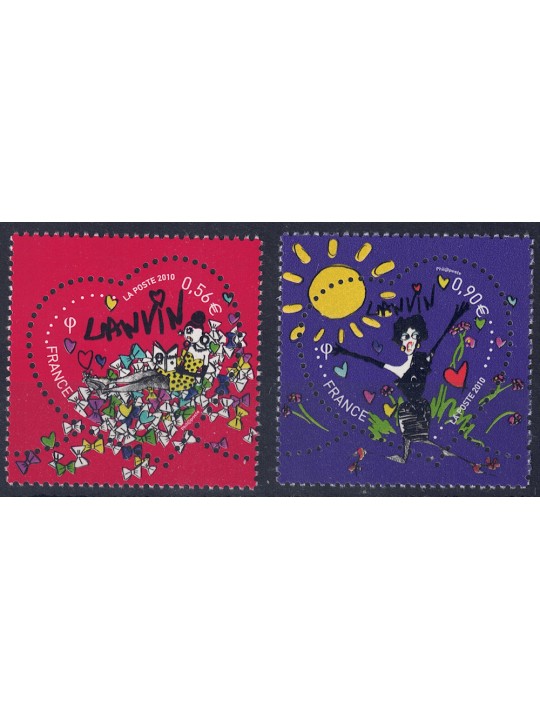 FRANCE 2010 Valentine's Day (Lanvin) 2v MNH**