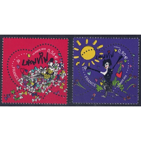 FRANCIA 2010 San Valentino (Lanvin) 2v MNH**