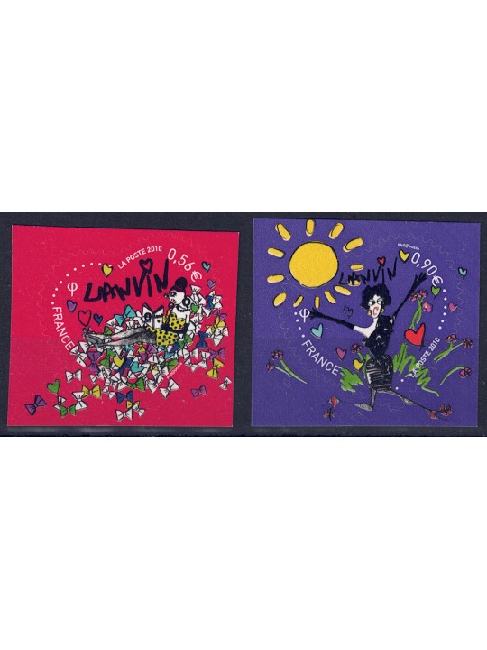 FRANCE 2009 Valentine's Day (Lanvin) 2v s-a MNH**