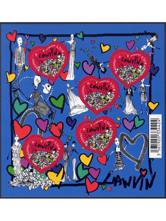 FRANCE 2009 Valentine's Day (Lanvin) s/s MNH**