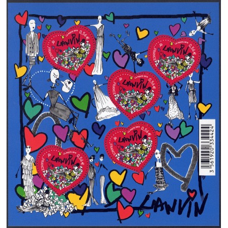 FRANCIA 2010 San Valentino (Lanvin) BF MNH**