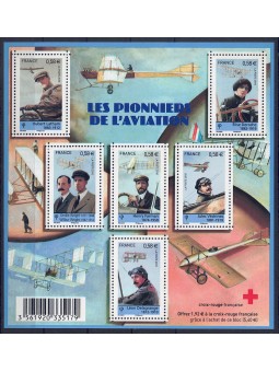 FRANCE 2010 Aviation Pioneers s/s MNH**