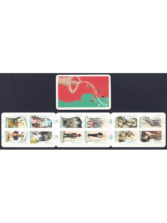 FRANCE 2010 Music (booklet) MNH**