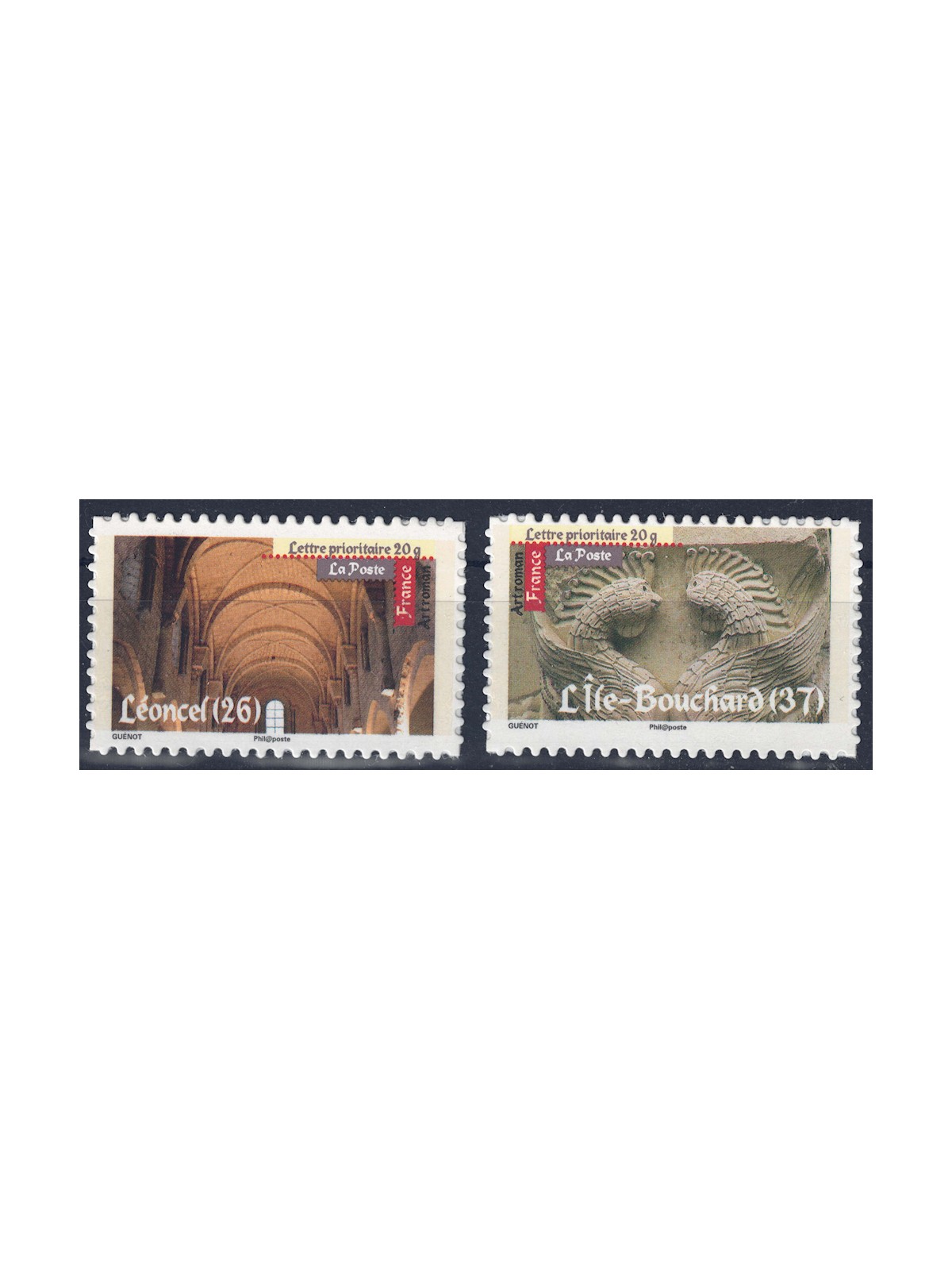 FRANCE 2010 Romanesque Art 2v MNH**