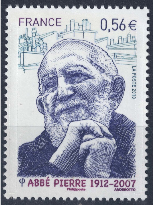 FRANCIA 2010 Abbé Pierre MNH**