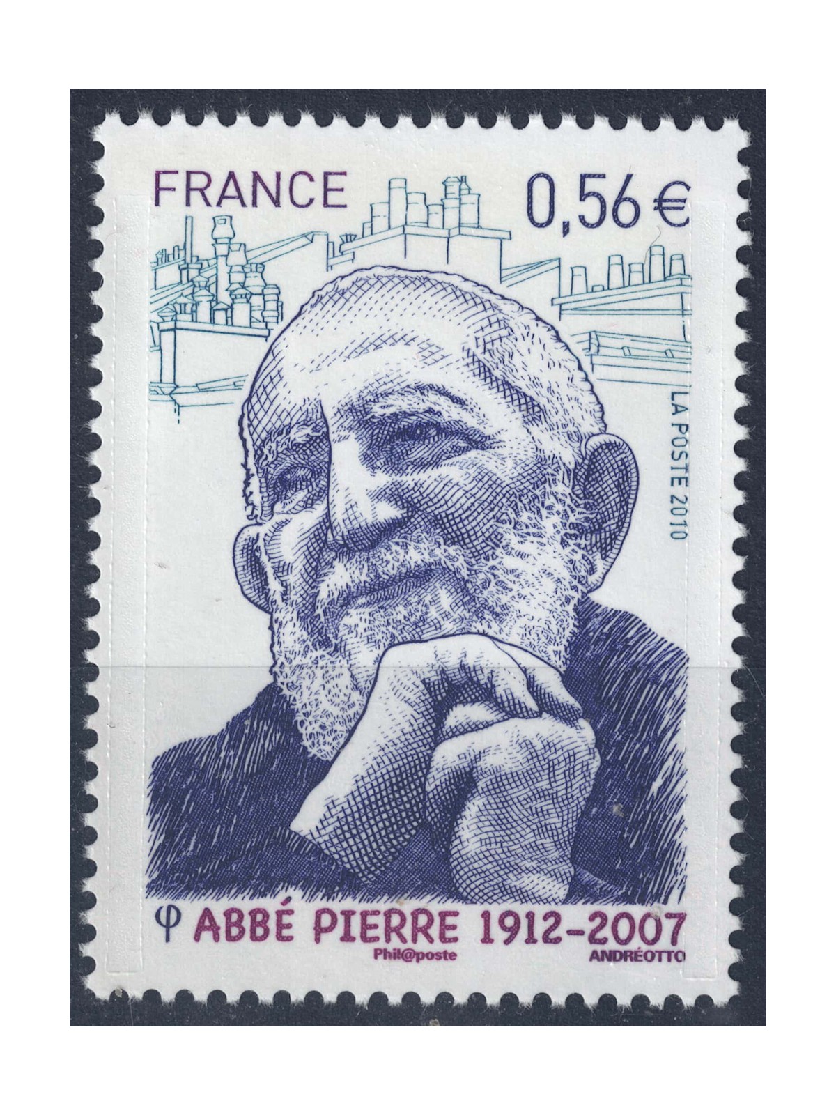 FRANCE 2010 Abbé Pierre MNH**