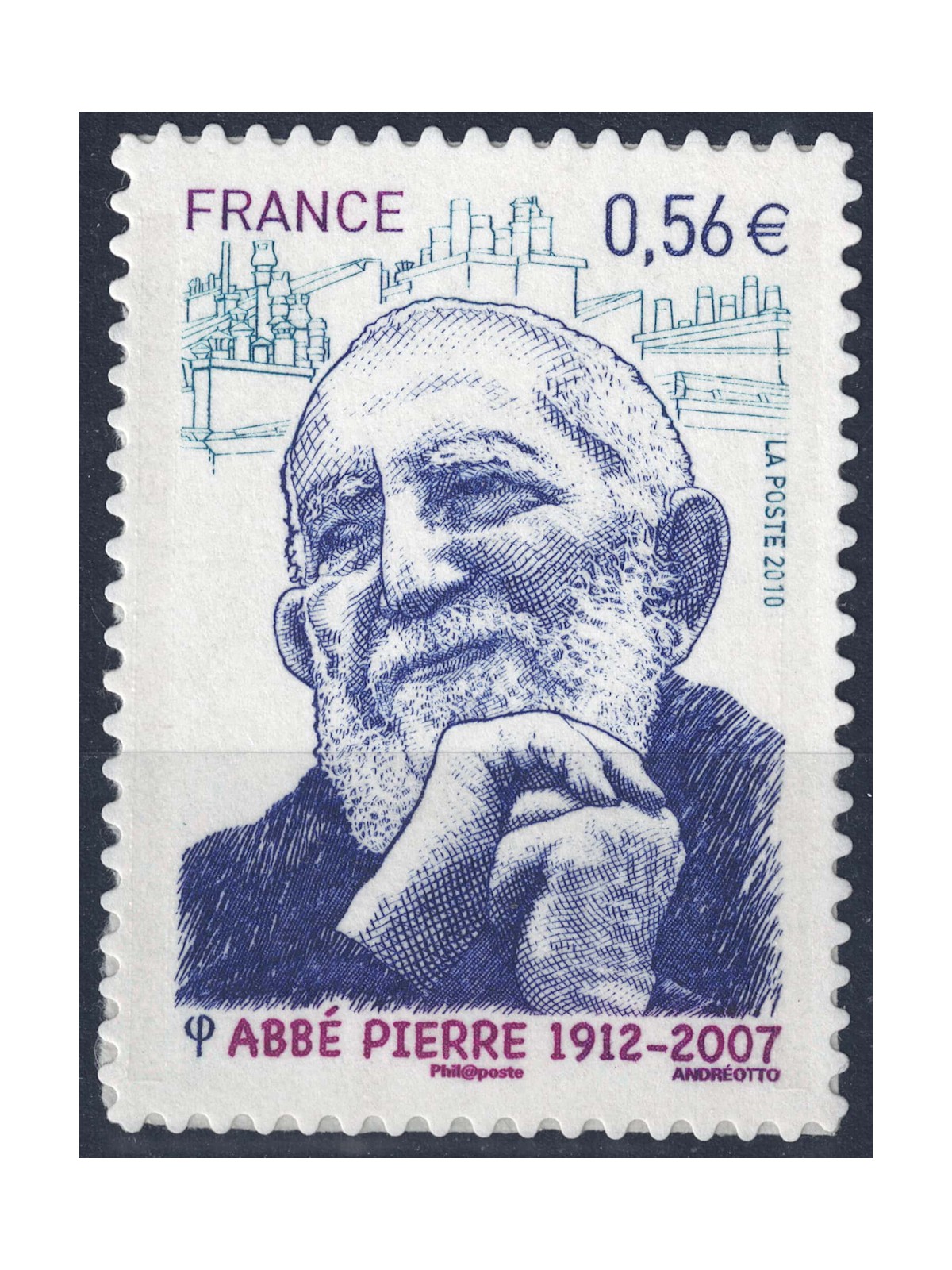 FRANCE 2010 Abbé Pierre (s-a) MNH**