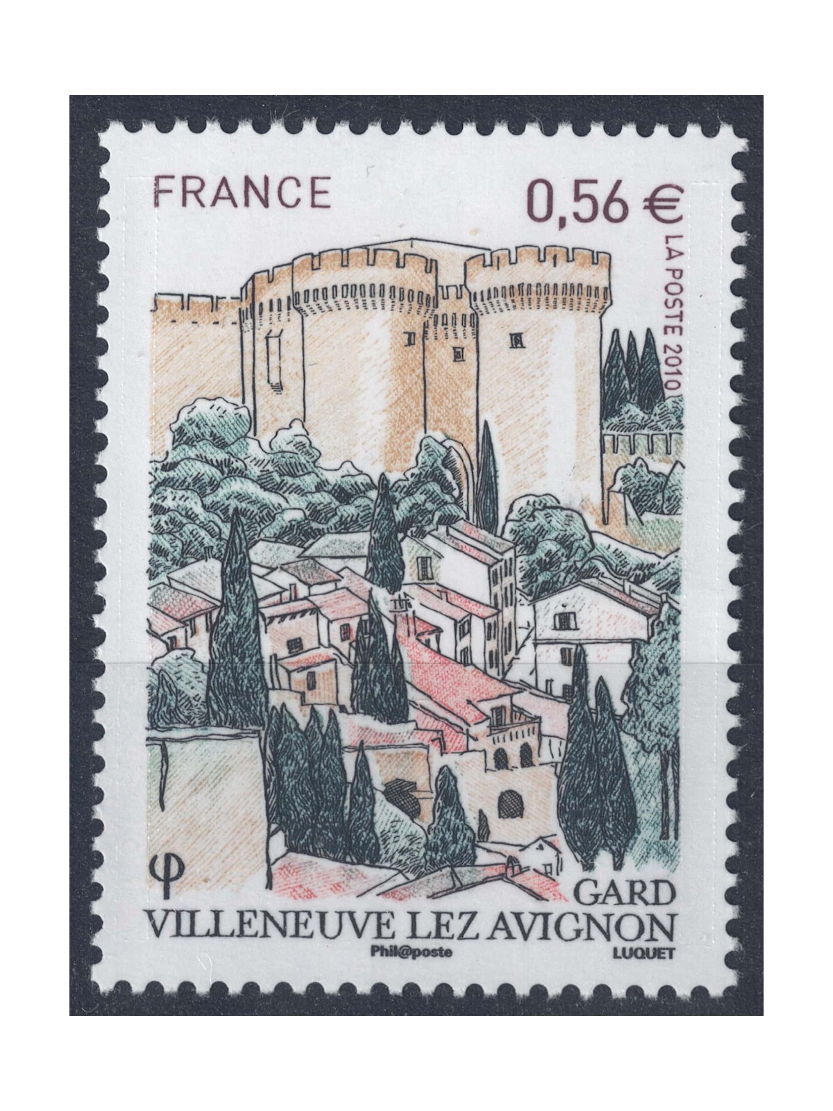 FRANCE 2010 Tourist (Villeneuve-lez-Avignon) MNH**