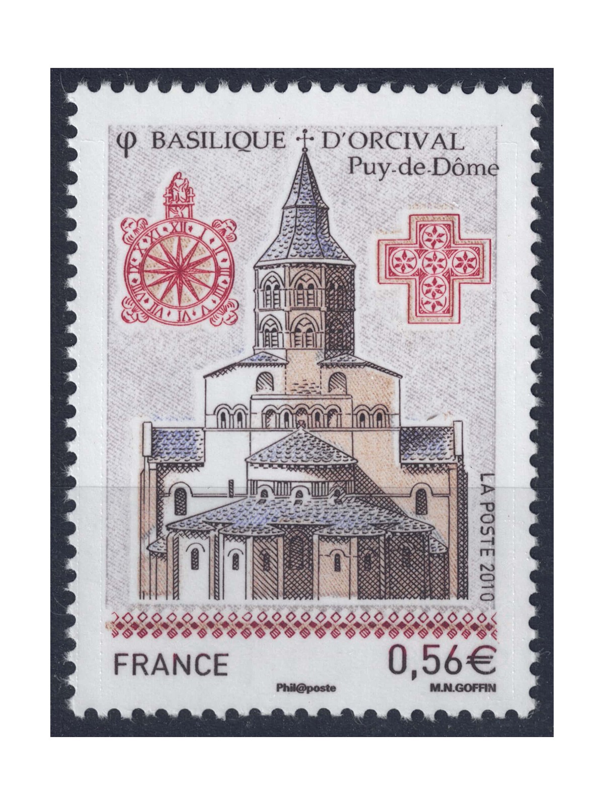 FRANCE 2010 Tourist (Orcival) MNH**