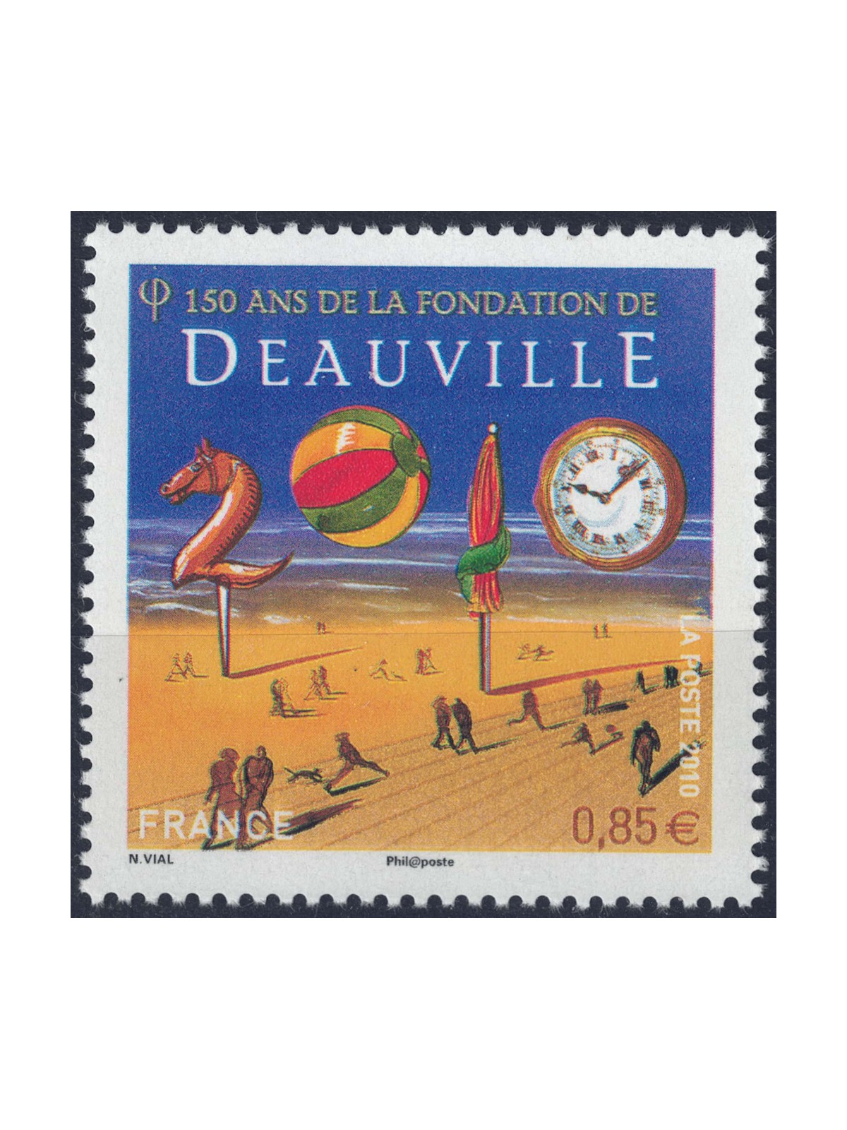 FRANCIA 2010 Stazione balneare di Deauville MNH**