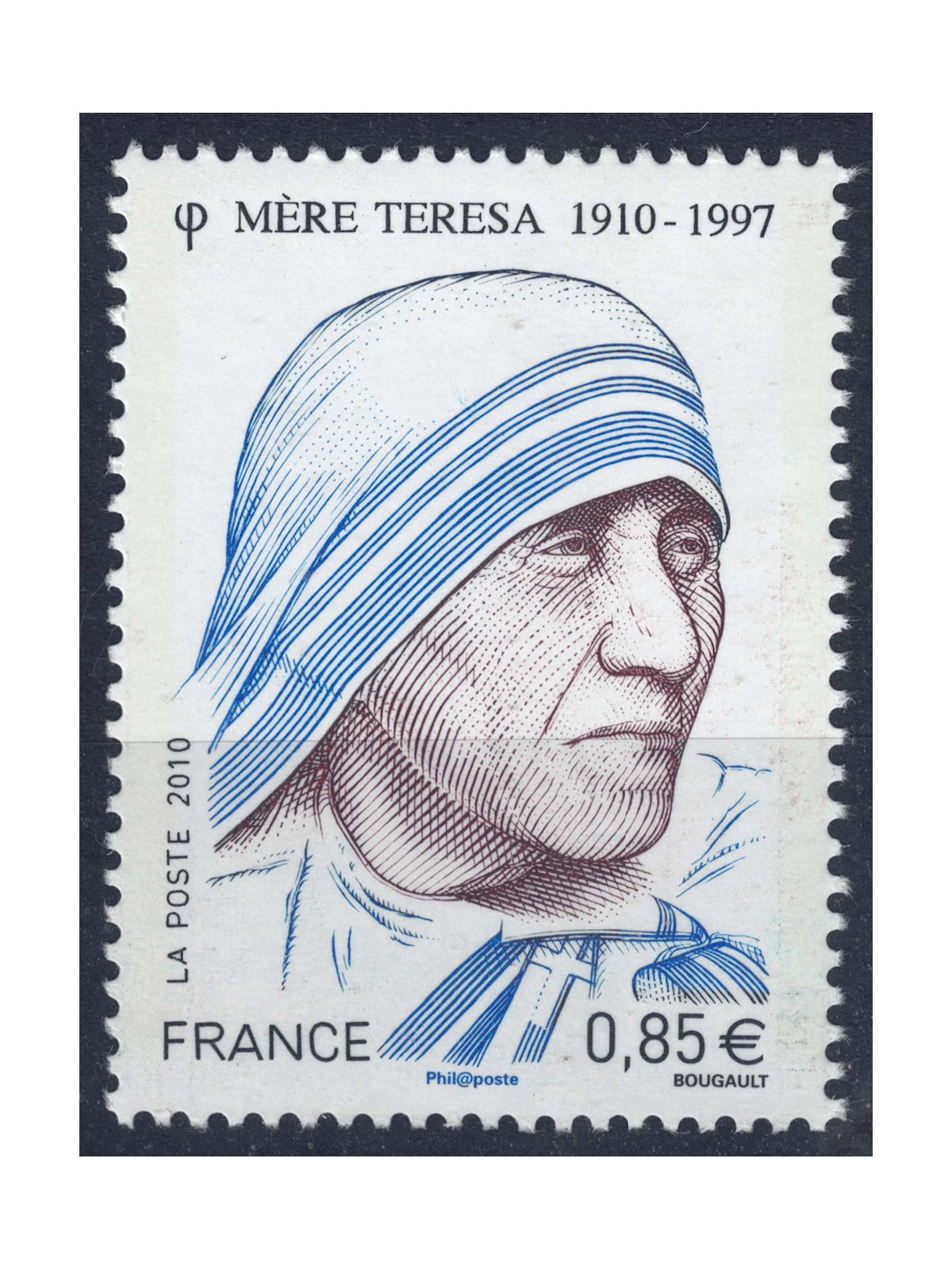 FRANCIA 2010 Madre Teresa MNH**