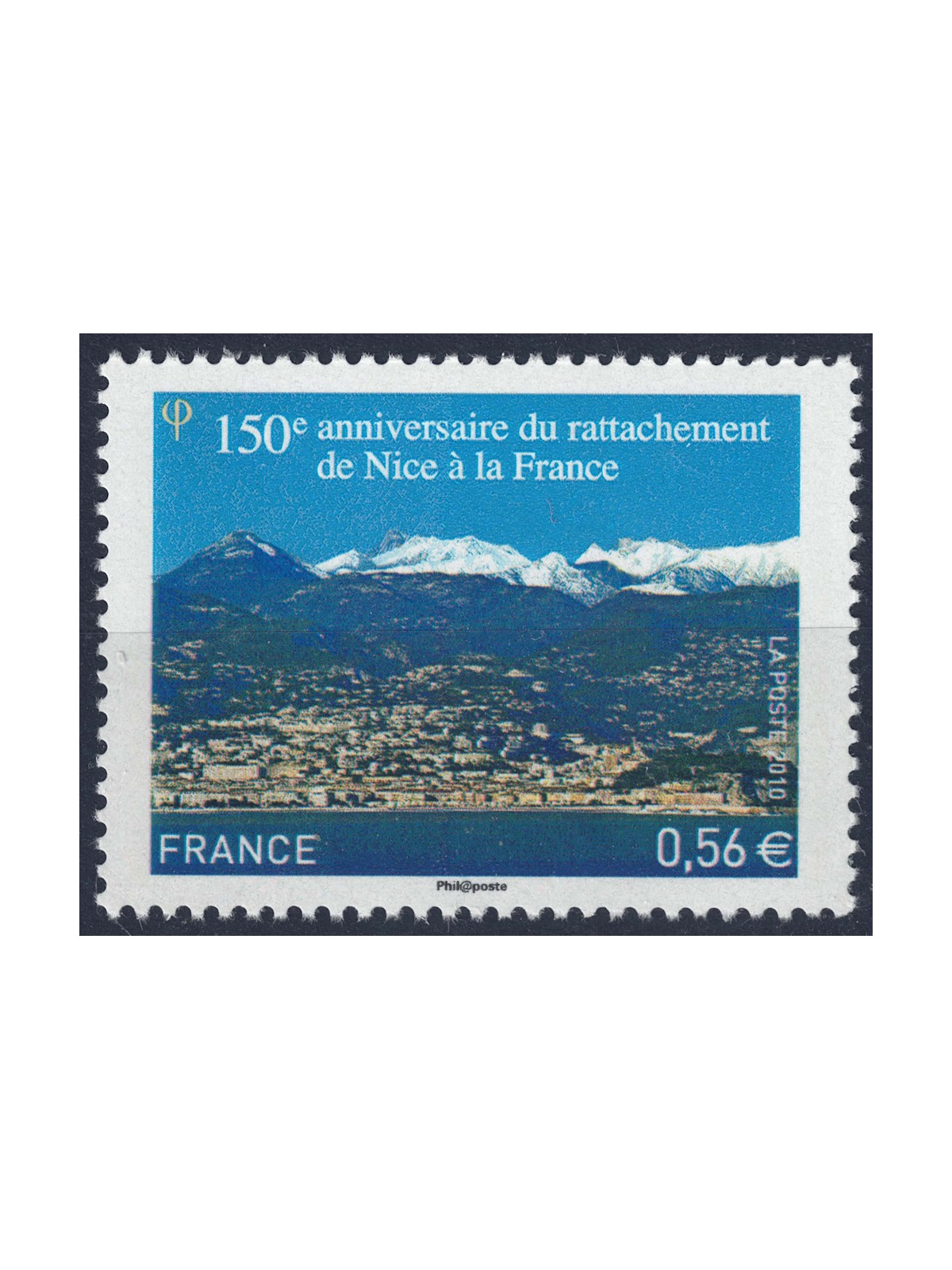 FRANCE 2010 Annexation of Nice MNH**