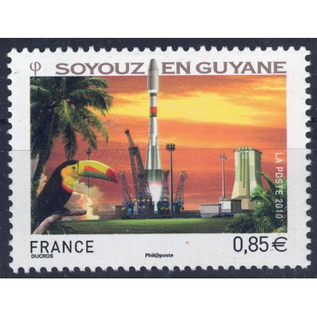 FRANCIA 2010 Veicolo spaziale Soyuz MNH**