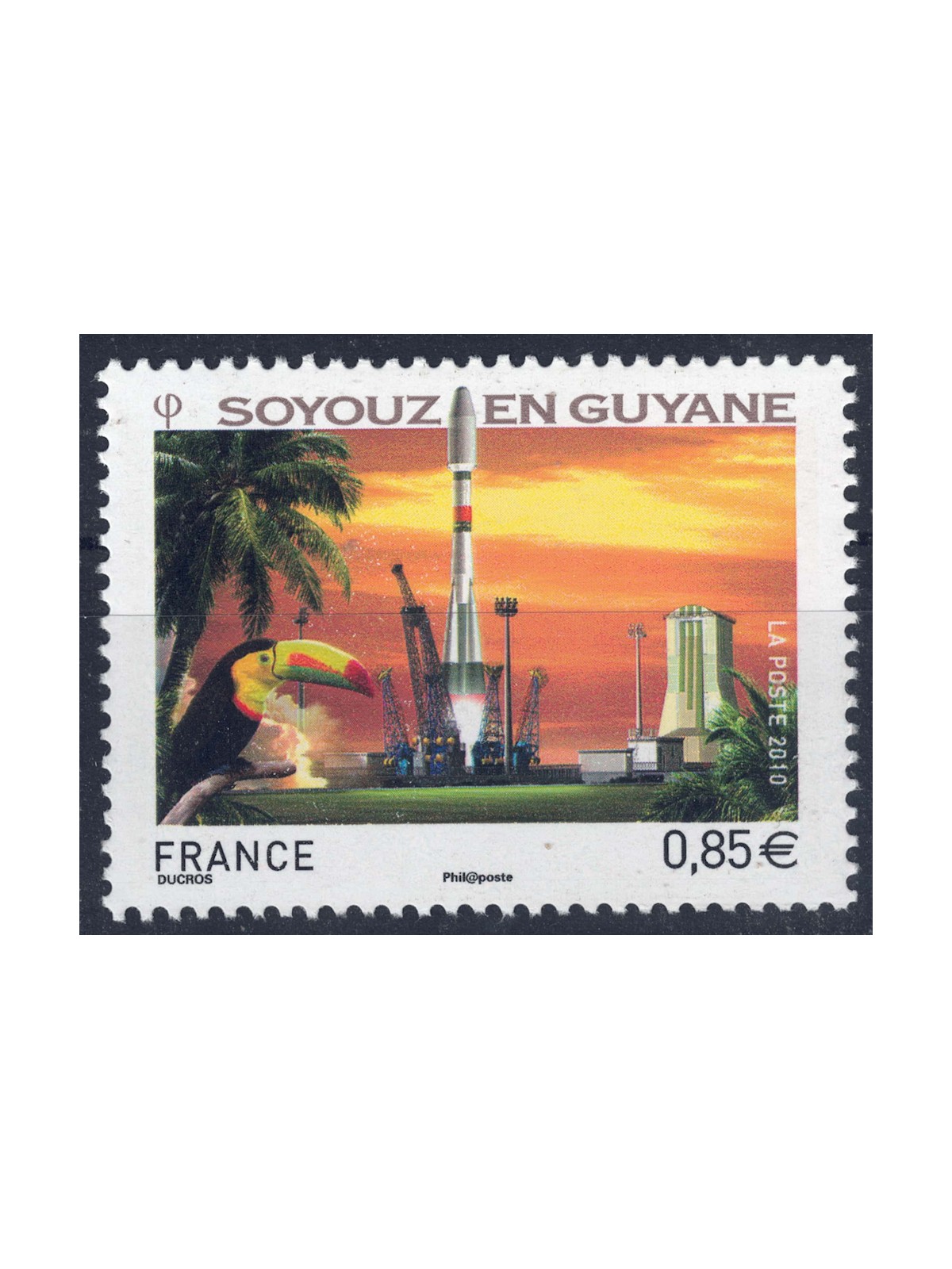 FRANCE 2010 Soyuz spacecraft MNH**