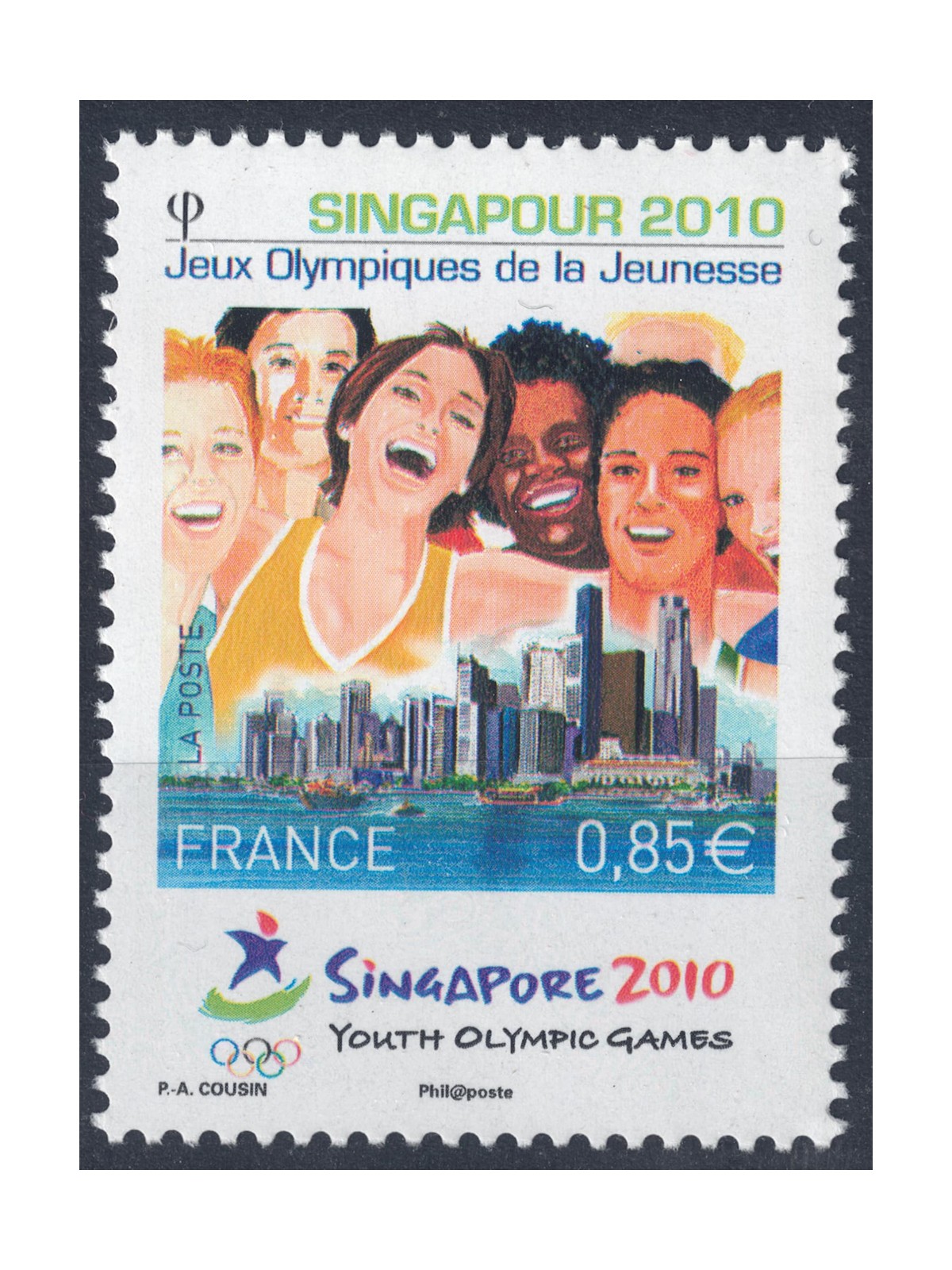 FRANCIA 2010 Giochi olimpici MNH**