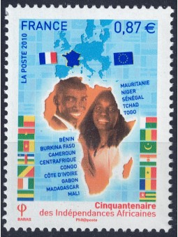 FRANCIA 2010 Indipendenza Colonie MNH**