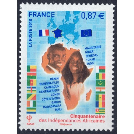 FRANCIA 2010 Indipendenza Colonie MNH**