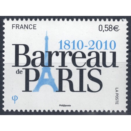 FRANCIA 2010 Ordine degli Avvocati MNH**