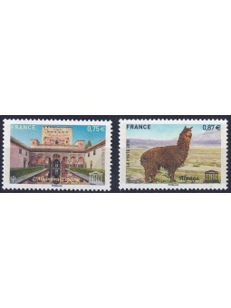 FRANCIA 2010 Francobolli di Servizio (UNESCO) 2v MNH**