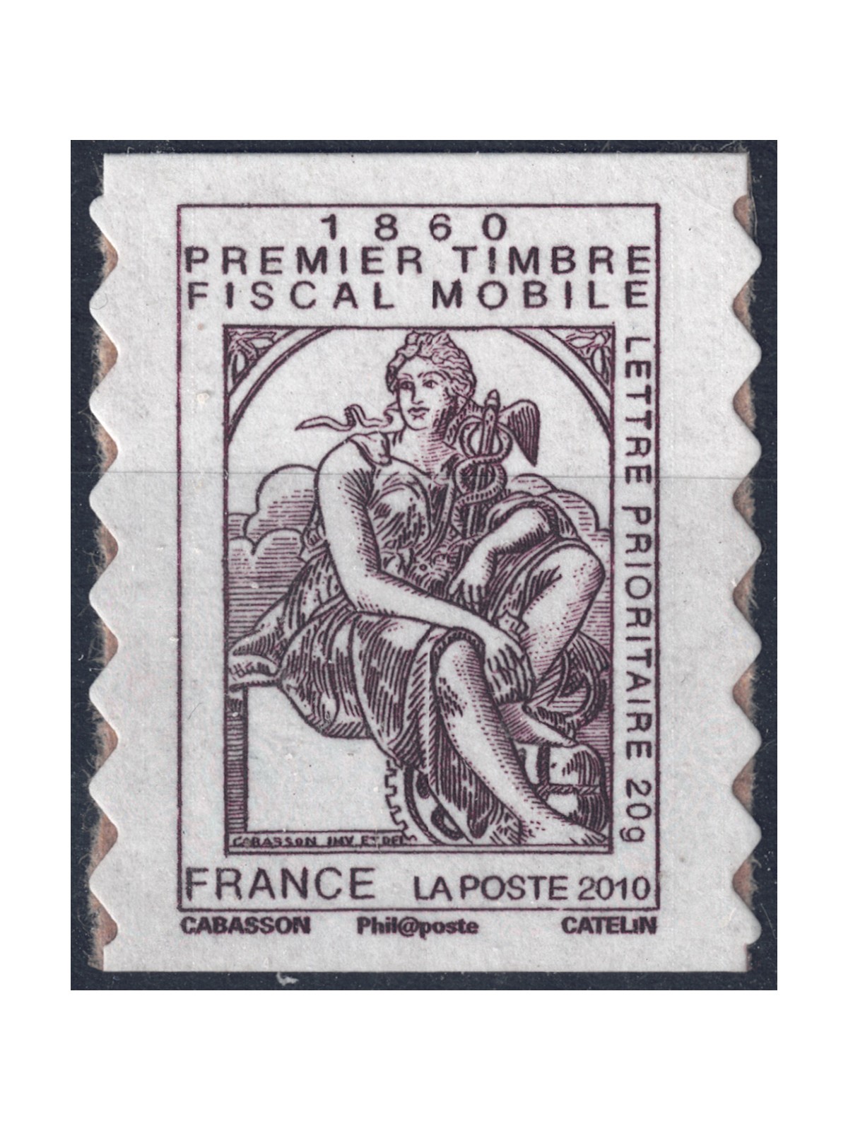 FRANCIA 2010 Primo francobollo fiscale MNH**