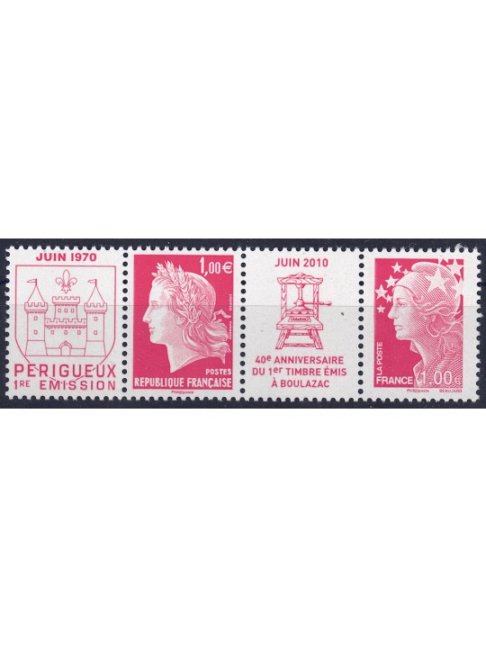 FRANCE 2010 Marianne (letterpress printing) 2v MNH**